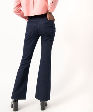 Jean Bootcut taille haute effet push-up femme vue3 - GEMO 4G FEMME - GEMO