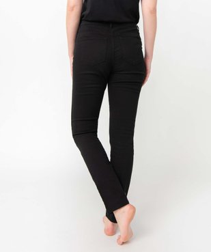 Pantalon femme en toile denim coupe Slim vue3 - GEMO 4G FEMME - GEMO