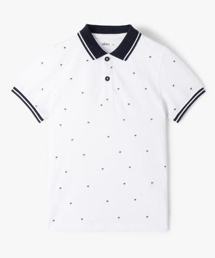 Polo garçon imprimé palmiers vue2 - GEMO (ENFANT) - GEMO