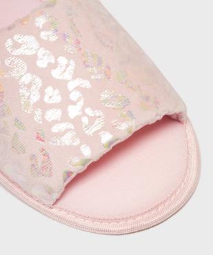 Mules d’intérieur à motifs scintillants femme vue6 - GEMO(HOMWR FEM) - GEMO