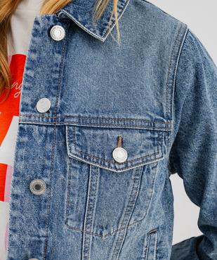 Veste en jean classique femme vue8 - GEMO 4G FEMME - GEMO
