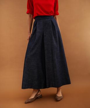 Pantacourt large femme vue2 - GEMO 4G FEMME - GEMO