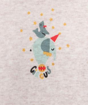 Body manches longues à motif cirque bébé garçon (lot de 3) vue2 - GEMO 4G BEBE - GEMO