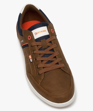 Tennis homme bi-matières à lacets - Redskins vue5 - REDSKINS - GEMO