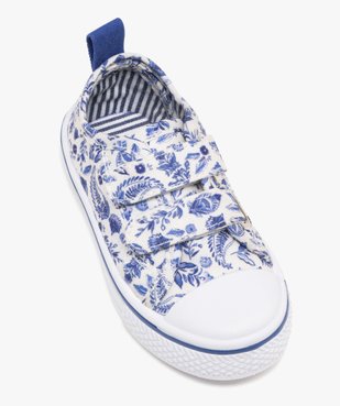Baskets en toile fleurie à scratch bébé fille - Lovely Wings vue5 - LOVELY WINGS - GEMO