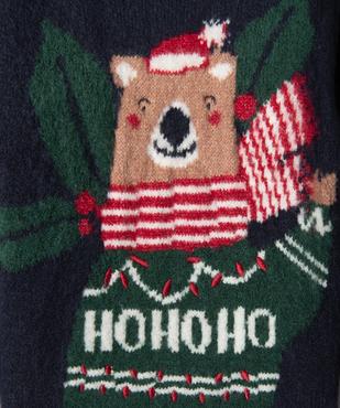 Pull de Noël en maille jacquard extensible bébé garçon vue2 - GEMO(BEBE DEBT) - GEMO