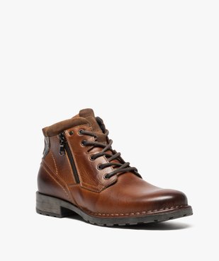 Boots homme style workwear vue2 - GEMO (CASUAL) - GEMO