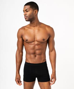 Boxer en maille extensible sans coutures uni homme (lot de 2) vue2 - GEMO(HOMWR HOM) - GEMO