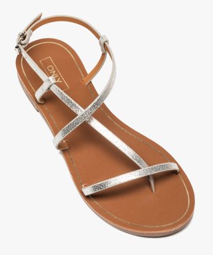 Nu-pieds femme à talon plat et entre-doigts extra fin - Only vue5 - ONLY - GEMO