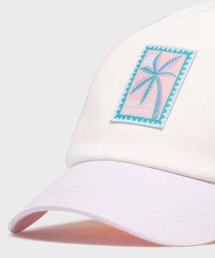 Casquette en coton tricolore avec motif palmier fille vue2 - GEMO (ACCESS) - GEMO