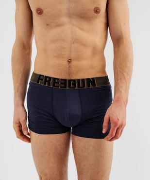 Boxer uni en microfibre extra douce homme - Freegun vue4 - FREEGUN - GEMO
