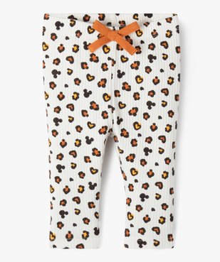 Legging en maille côtelée imprimé léopard - Disney vue1 - DISNEY BABY - GEMO