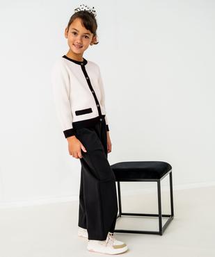 Gilet à col rond fille vue6 - GEMO (ENFANT) - GEMO