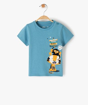 Tee-shirt bébé garçon à manches courtes motif fantaisie vue1 - GEMO(BEBE DEBT) - GEMO