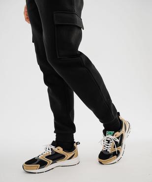 Pantalon de jogging avec poches à rabat homme vue3 - GEMO 4G HOMME - GEMO