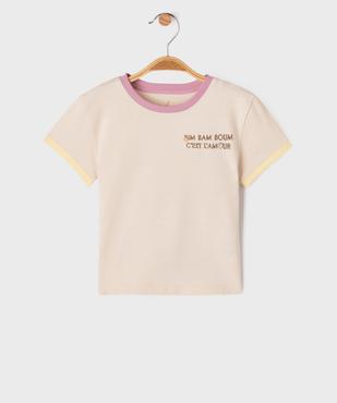 Tee-shirt manches courtes imprimé dans le dos bébé - Gémo x Maëva vue2 - GEMO 4G BEBE - GEMO
