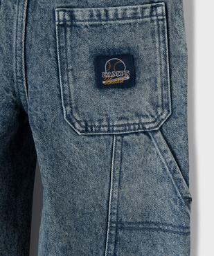Jean straight en denim délavé garçon - Camps United vue3 - CAMPS - GEMO