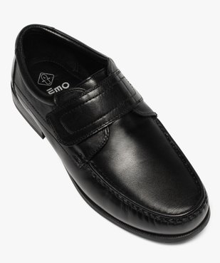 Derbies homme confort à scratch spécial pied large vue5 - GEMO(URBAIN) - GEMO