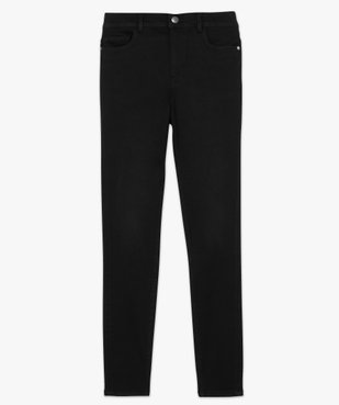 Jean femme skinny taille haute super stretch noir uni vue4 - GEMO(FEMME PAP) - GEMO