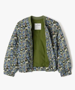 Blouson matelassé à motifs fleuris fille - LuluCastagnette vue4 - LULU CASTAGNETTE GEMO FOR GOOD - GEMO