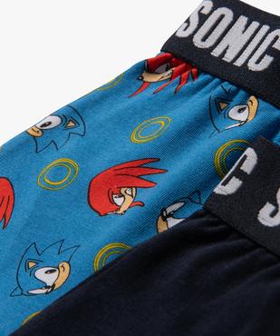 Boxers en coton stretch garçon (lot de 3) - Sonic The Hedgehog vue3 - SONIC - GEMO