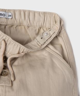 Pantalon en denim coloré bébé garçon vue6 - GEMO(BB COUCHE) - GEMO
