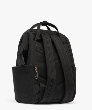 Sac à dos en textile à large ouverture femme vue2 - GEMO (ACCESS) - GEMO