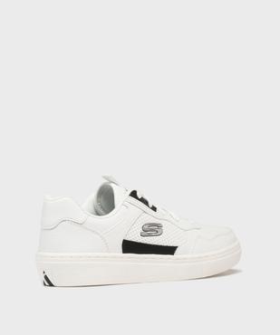 Baskets basses en matière vegan et semelle à mémoire de forme femme - Skechers vue4 - SKECHERS - GEMO