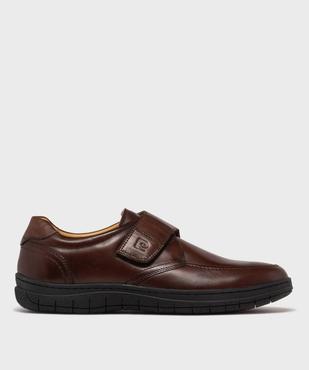 Derbies à scratch en cuir homme - Pierre Cardin vue1 - PIERRE CARDIN CONFORT - GEMO