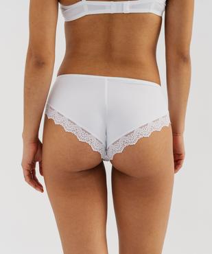 Shorty en microfibre et dentelle femme (lot de 2) vue2 - GEMO(HOMWR FEM) - GEMO