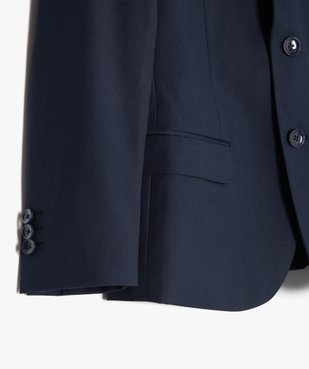 Veste de costume garçon unie vue3 - GEMO (JUNIOR) - GEMO