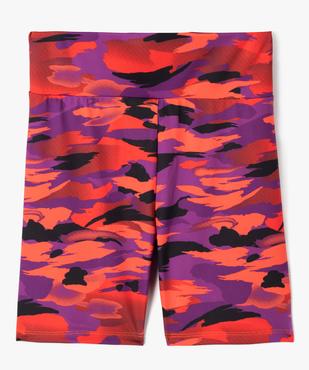 Short de sport fille ajusté en maille extensible vue1 - GEMO (JUNIOR) - GEMO