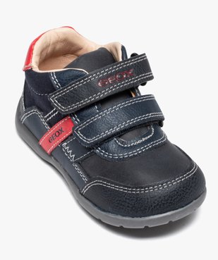 Chaussures premiers pas bébé garçon à scratchs - Geox vue5 - GEOX - GEMO