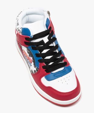 Baskets garçon mid-cut zippées multicolores - Naruto vue5 - NARUTO - GEMO