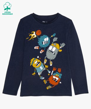 Tee-shirt garçon à manches longues avec motif XXL vue1 - GEMO C4G GARCON - GEMO