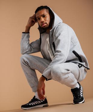 Sweat zippé à capuche homme vue7 - GEMO (HOMME) - GEMO