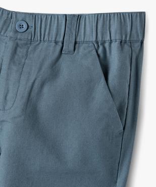 Pantalon coupe regular avec taille élastique garçon vue6 - GEMO (JUNIOR) - GEMO