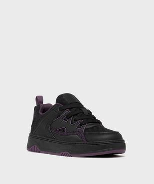 Baskets multi-matières avec semelle épaisse fille - Camps United vue2 - LOVELY WINGS GEMO FOR GOOD - GEMO