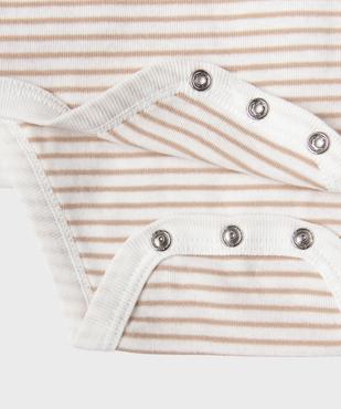 Bodies manches longues bébé  (lot de 3) vue6 - GEMO 4G BEBE - GEMO