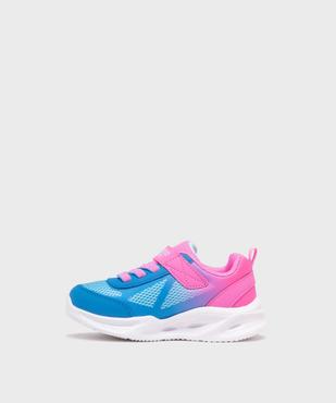 Baskets basses souples en mesh à semelle lumineuse fille - Skechers vue3 - SKECHERS - GEMO