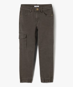 Pantalon cargo bas resserré garçon vue2 - GEMO (ENFANT) - GEMO