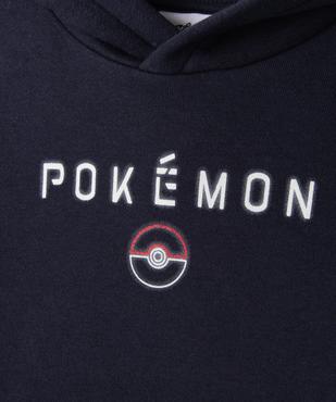 Sweat à capuche imprimé devant et dos garçon - Pokémon vue2 - POKEMON - GEMO