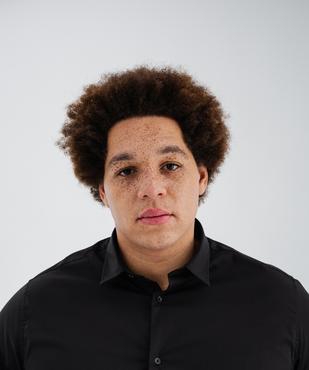 Chemise manches longues coupe droite en coton stretch homme vue12 - GEMO 4G HOMME - GEMO