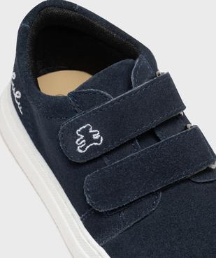 Tennis dessus cuir velours fermeture scratch garçon - LuluCastagnette vue6 - LULUCASTAGNETTE - GEMO