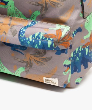 Sac à dos en toile à motifs dinosaures garçon vue3 - GEMO (ENFANT) - GEMO