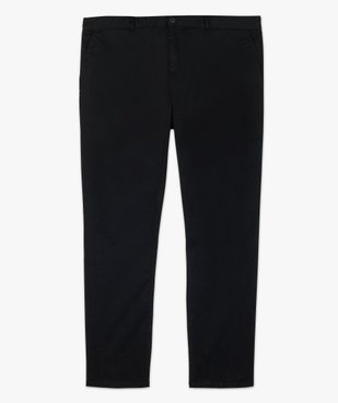 Pantalon homme grande taille chino en stretch coupe straignt vue4 - GEMO (G TAILLE) - GEMO