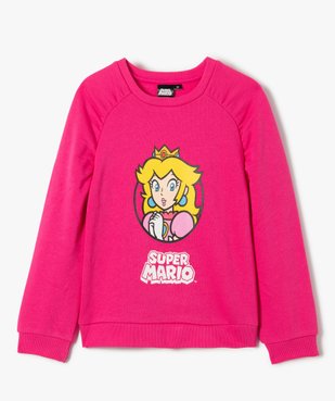 Sweat fille avec motif Princesse Peach - Super Mario vue1 - MARIO - GEMO