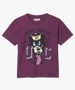 Tee-shirt femme ample à manches courtes et motif XXL - CAMPS vue4 - CAMPS UNITED - GEMO