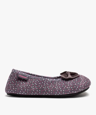 Chaussons femme forme ballerine à pois - Isotoner vue1 - ISOTONER - GEMO