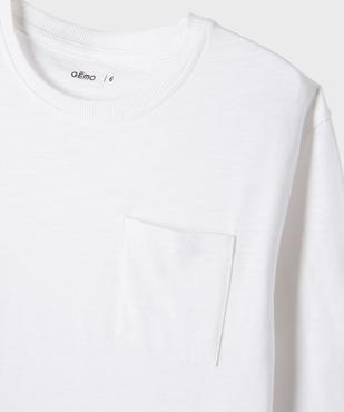 T-shirt manches longues poche garçon vue6 - GEMO (ENFANT) - GEMO